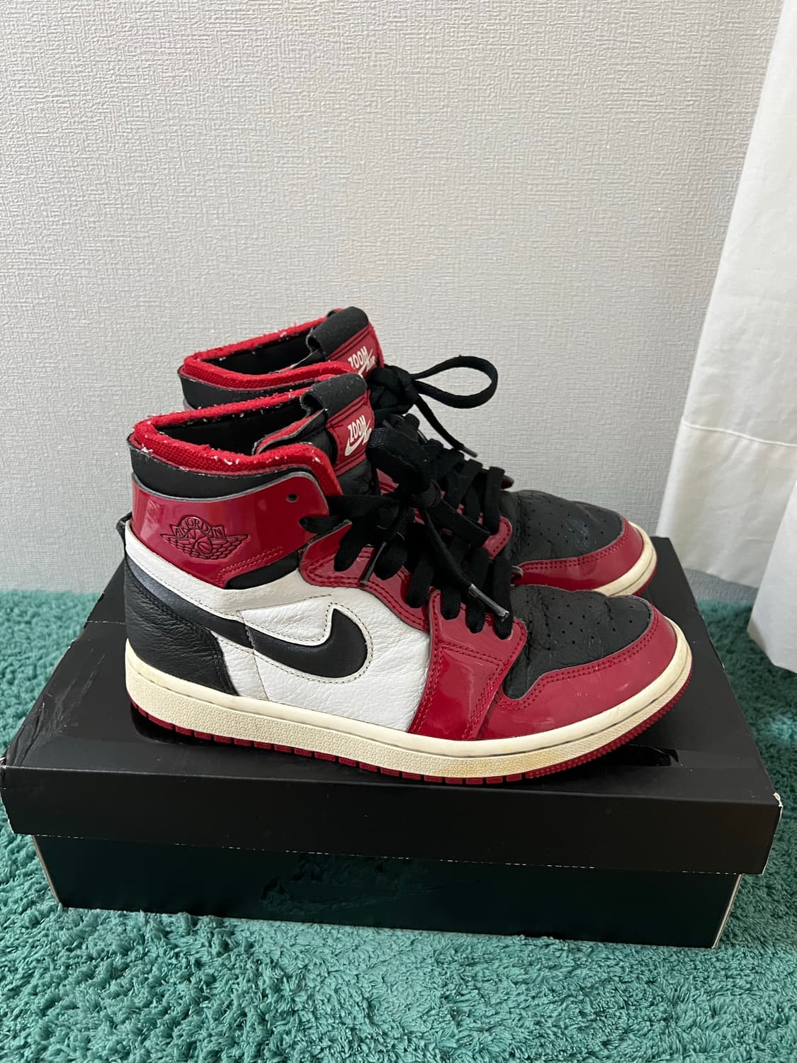 조던 1 줌 에어 컴포트 짐레드 블랙 상품이미지4