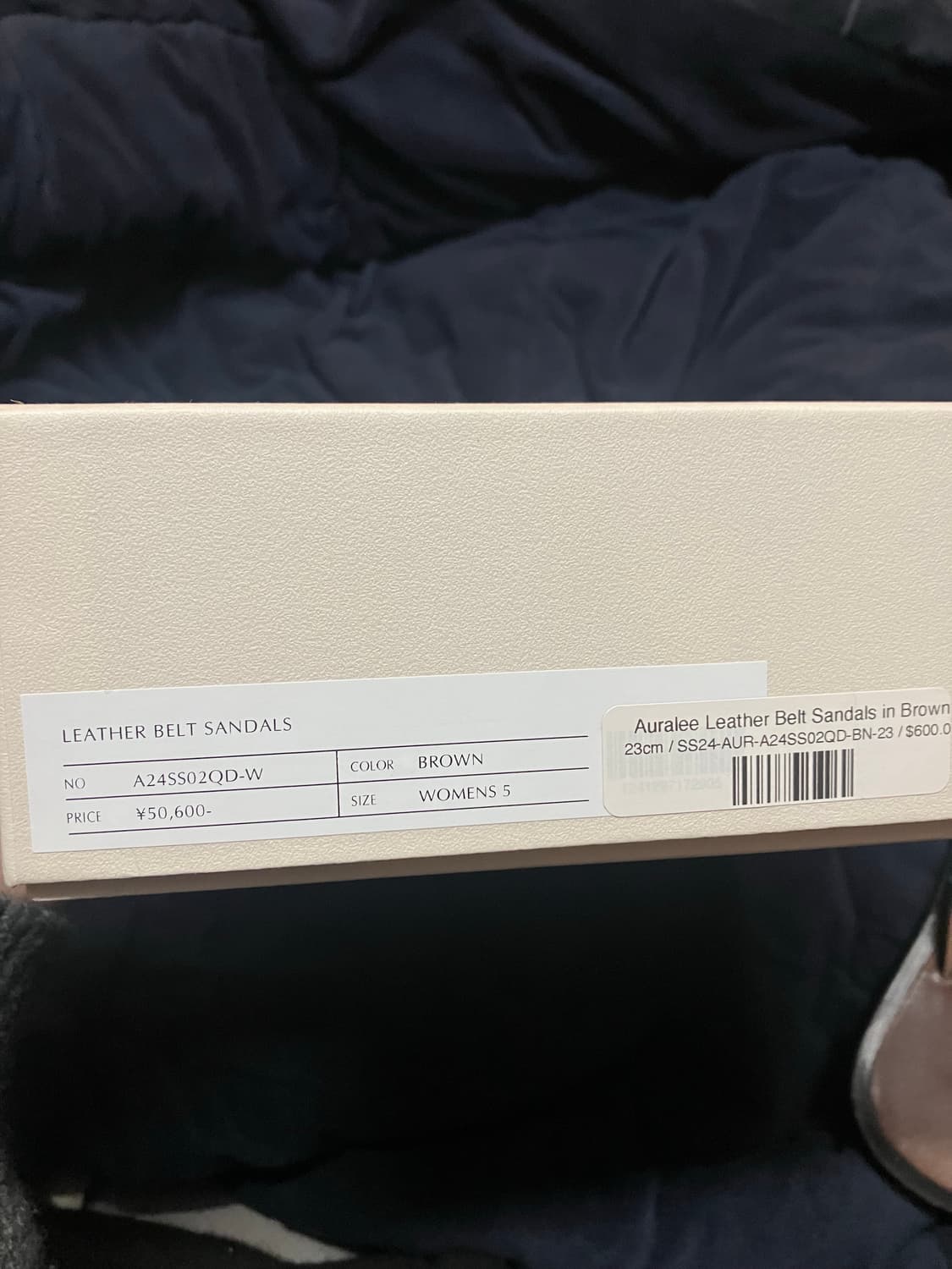 AURALEE 오라리 - 24ss LEATHER BELT SANDALS 상품이미지5