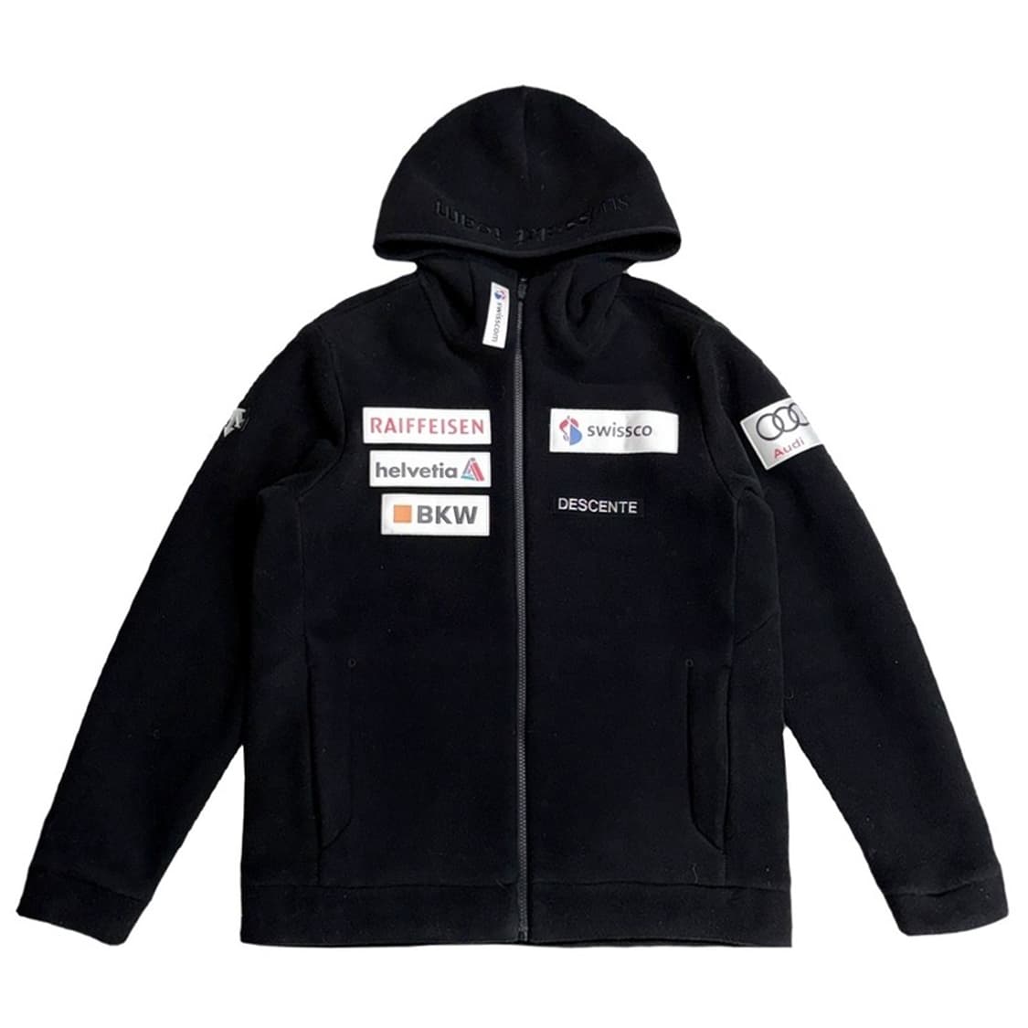 DESCENTE 스위스 본딩 플리스 후드집업 S 상품이미지1