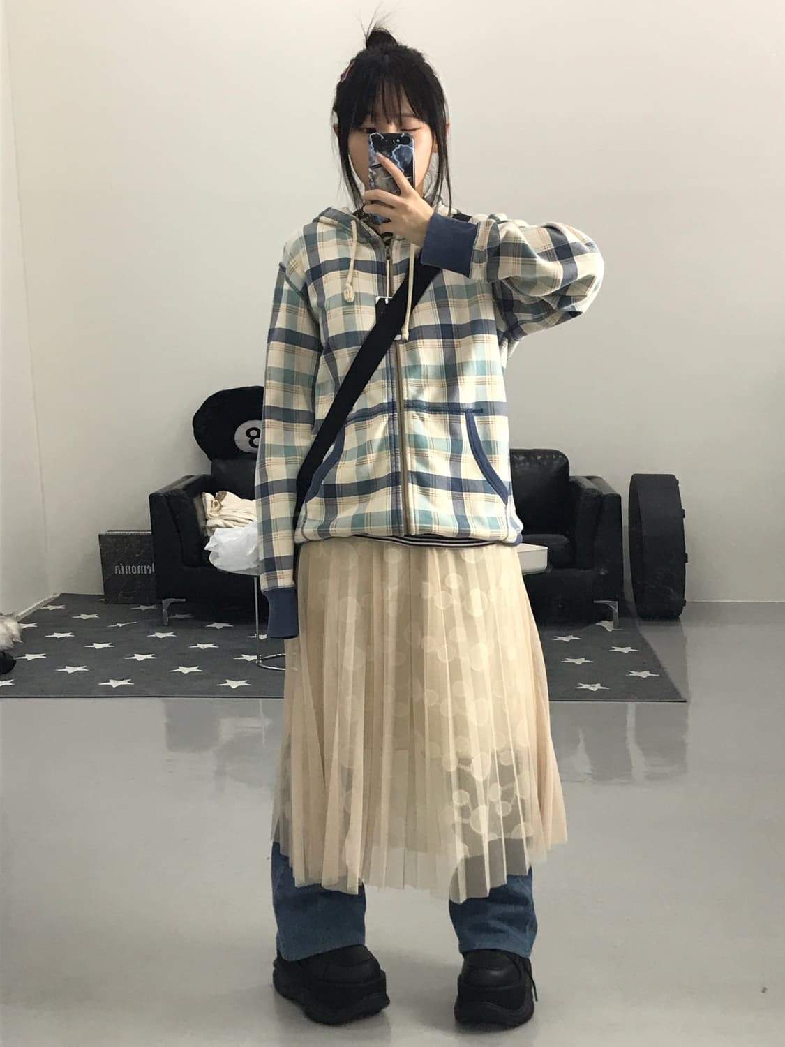 Jpn Ivory Dot Skirt 상품이미지3