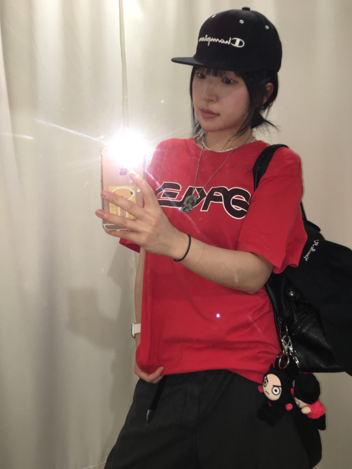 오클리 y2k 레터링 반팔 상품이미지3