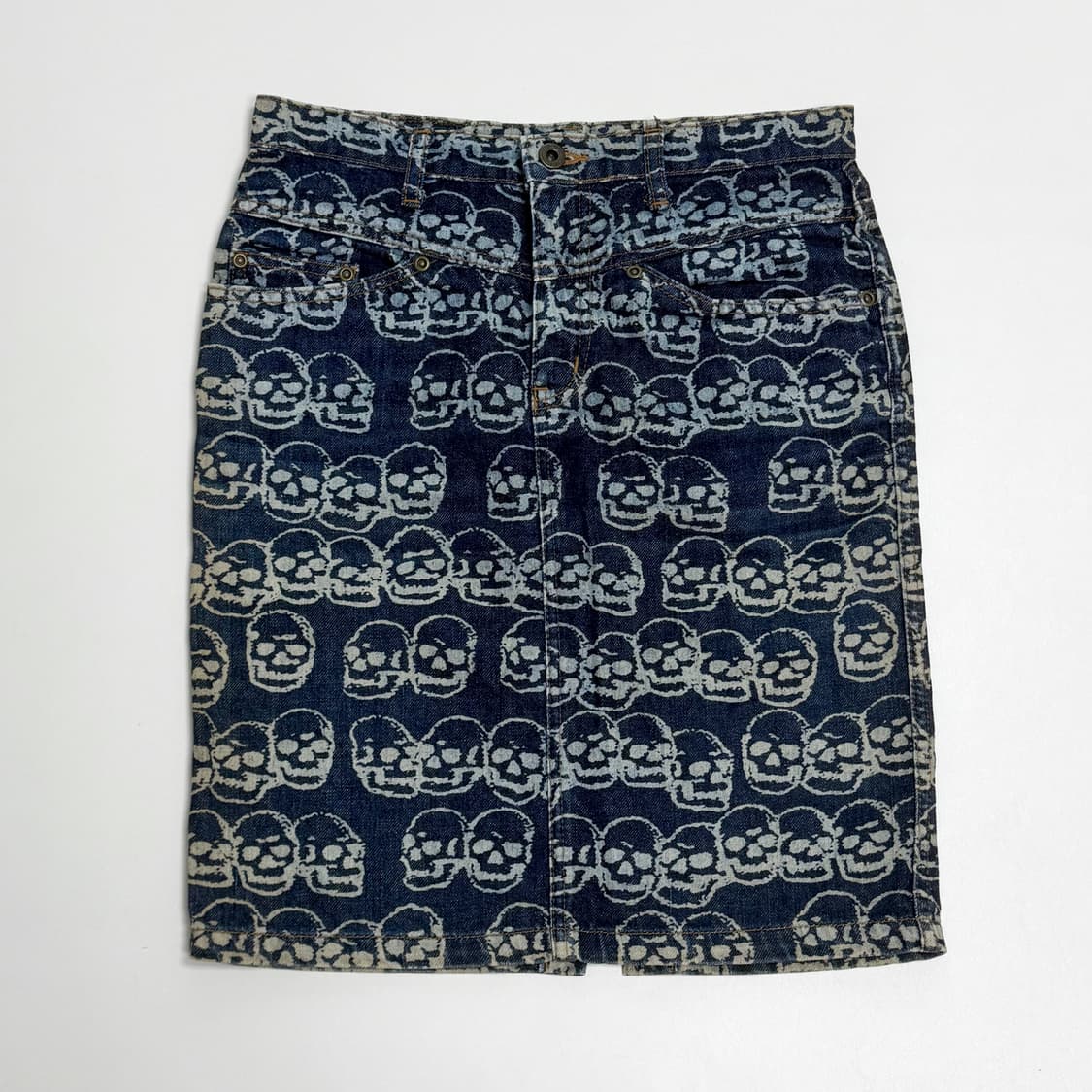 hysteric glamour 스컬 데님 스커트  상품이미지1