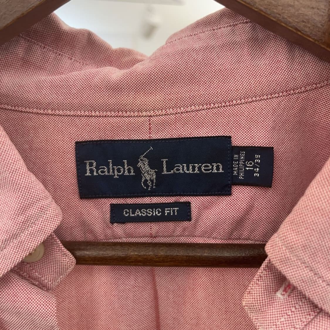 폴로 랄프로렌 빈티지 캐주얼 옥스포드 클래식핏 셔츠 105 C09177 상품이미지5