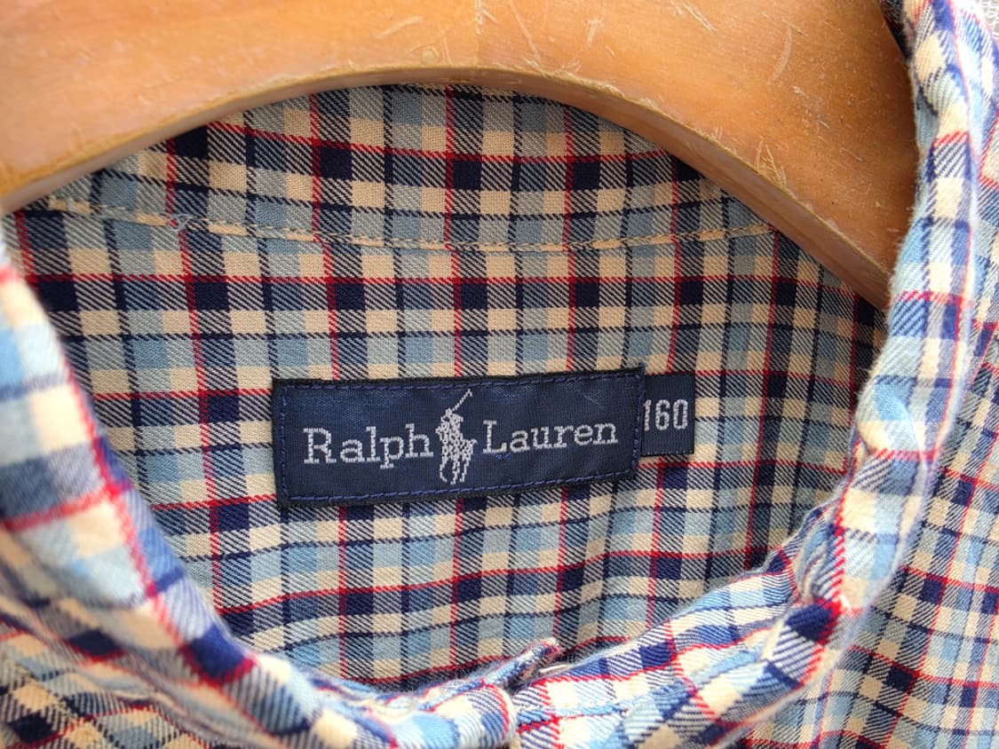 90s 랄프로렌 체크 셔츠 상품이미지4