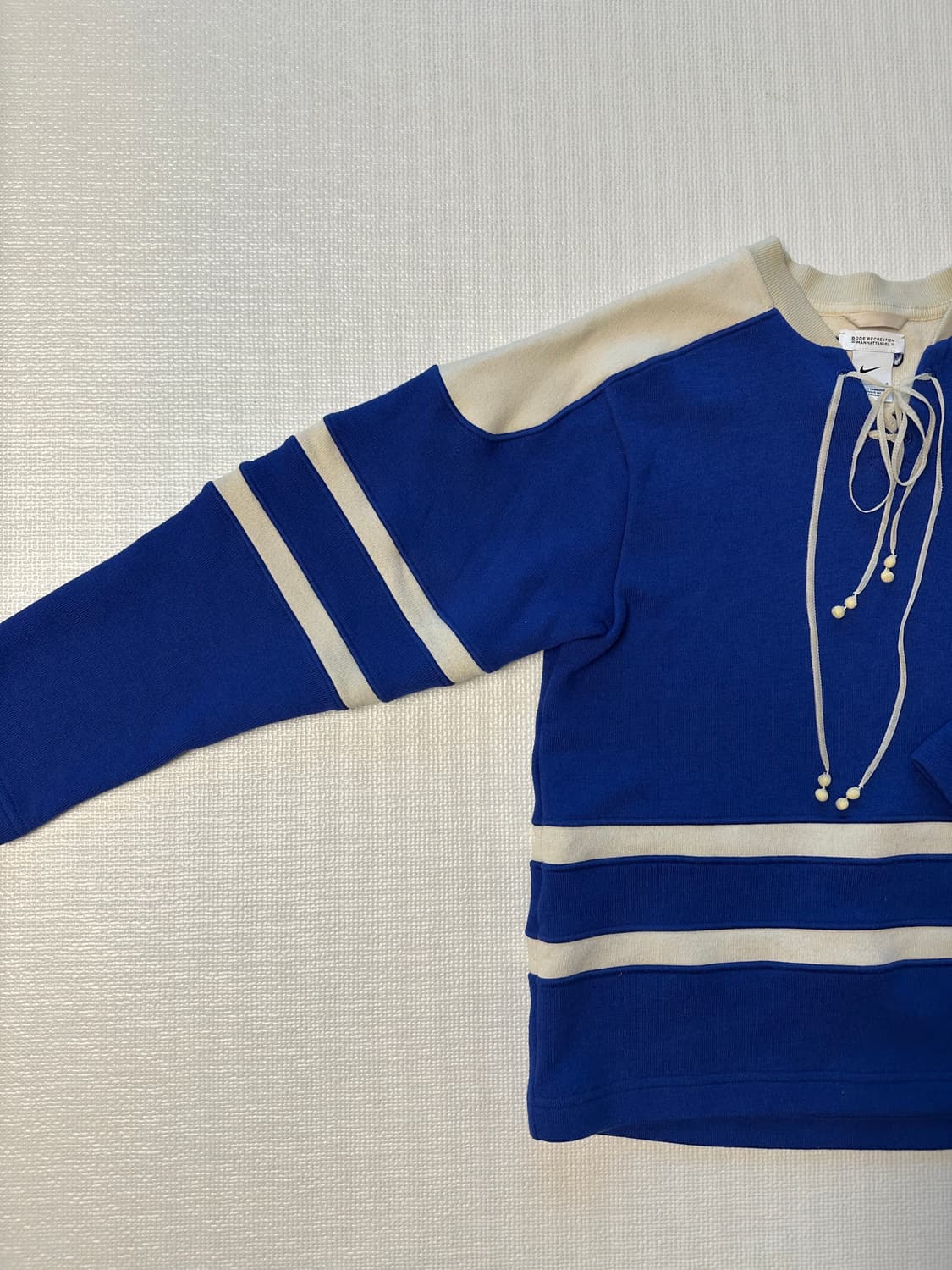 보디X나이키 레이싱 니트 딥 로얄 블루 L 상품이미지4