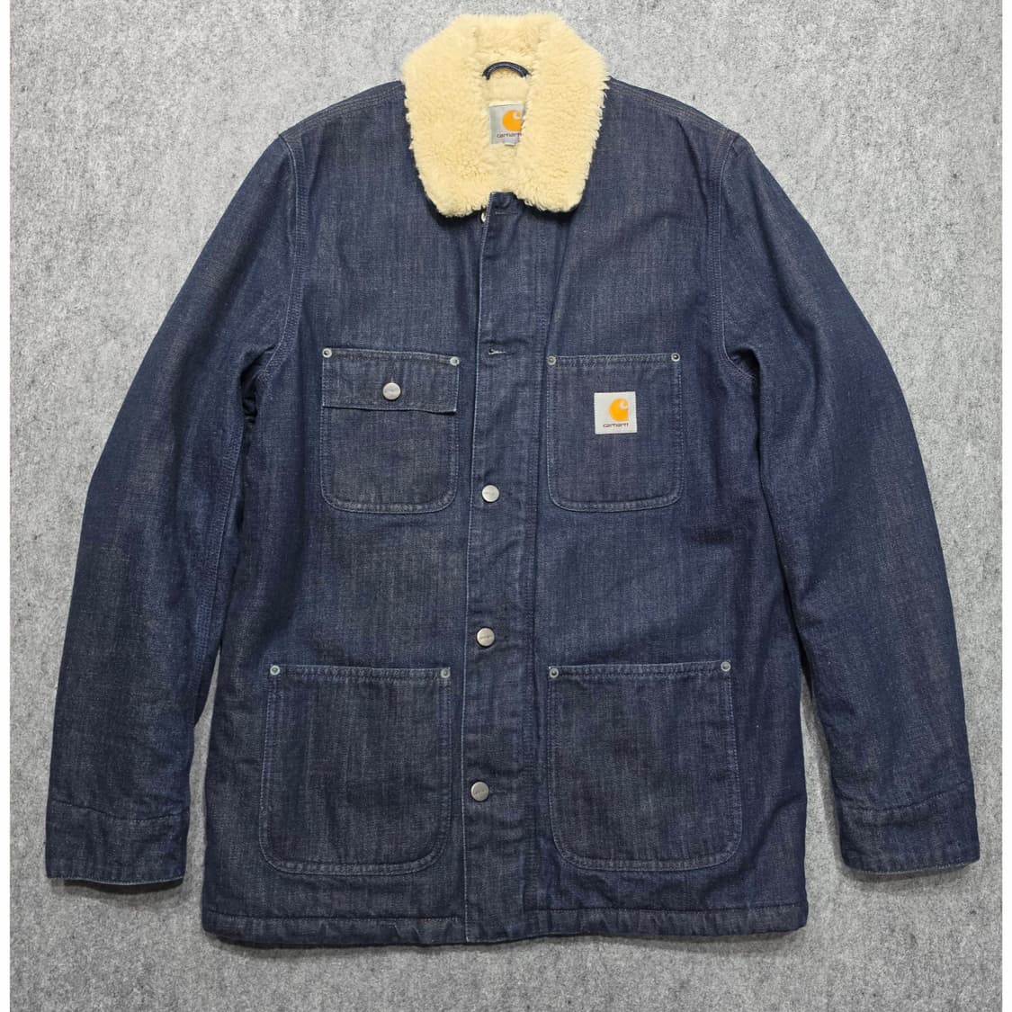 칼하트 WIP 쉐르파 피닉스 코트 데님자켓 청자켓 M 상품이미지1