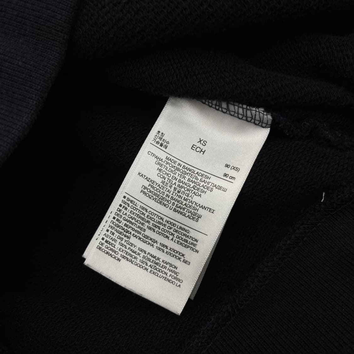 갭 패치로고 네이비 후드집업 XS 상품이미지6