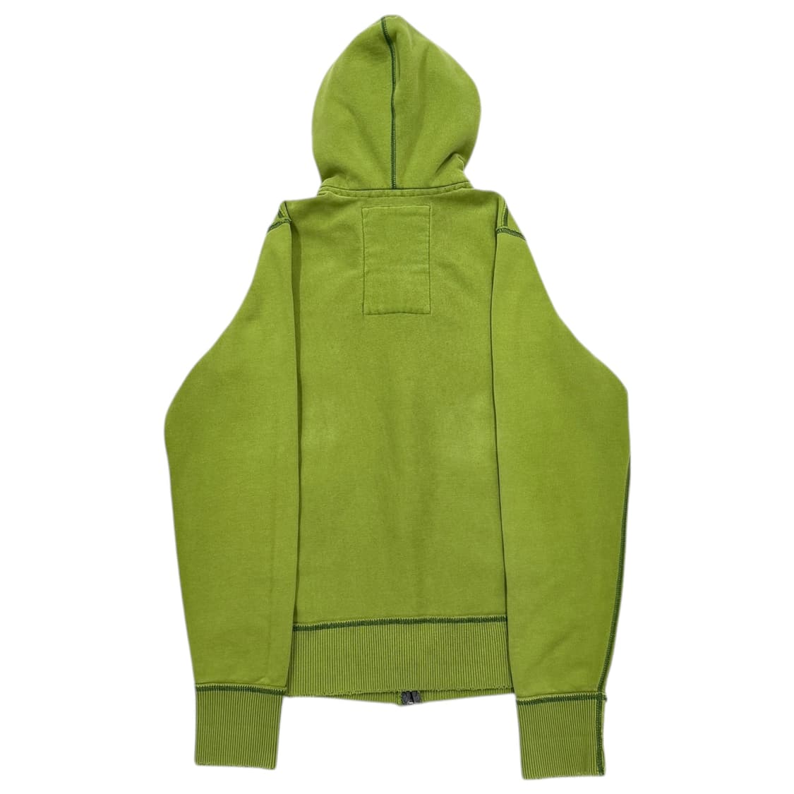 아베크롬비 빈티지 양홍원 그린 데미지 Y2K 후드집업 자켓 M 상품이미지3