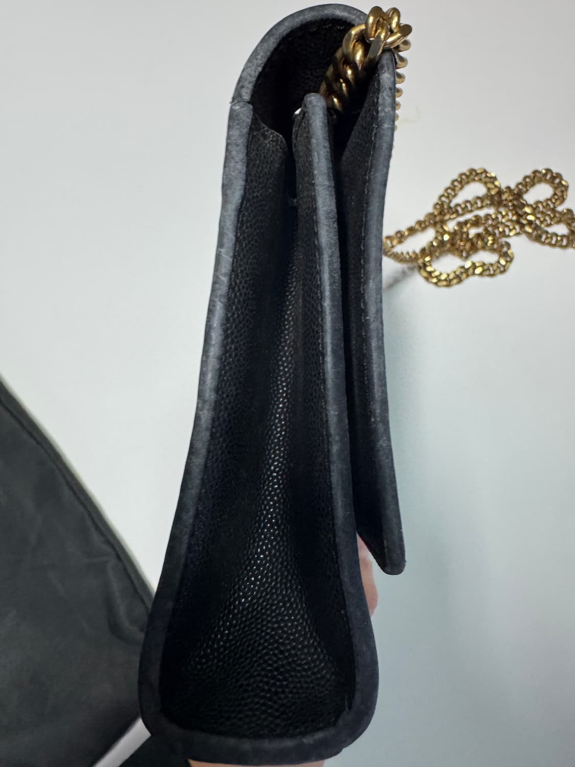 생로랑 YSL 금장 체인 숄더백 + 파우치 상품이미지5