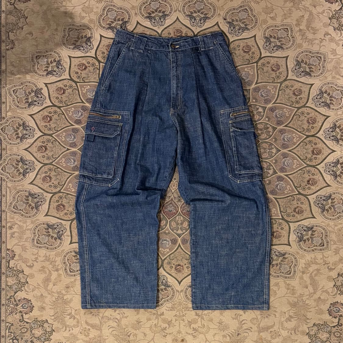 Vtg 데님 카고 힙합팬츠 상품이미지3