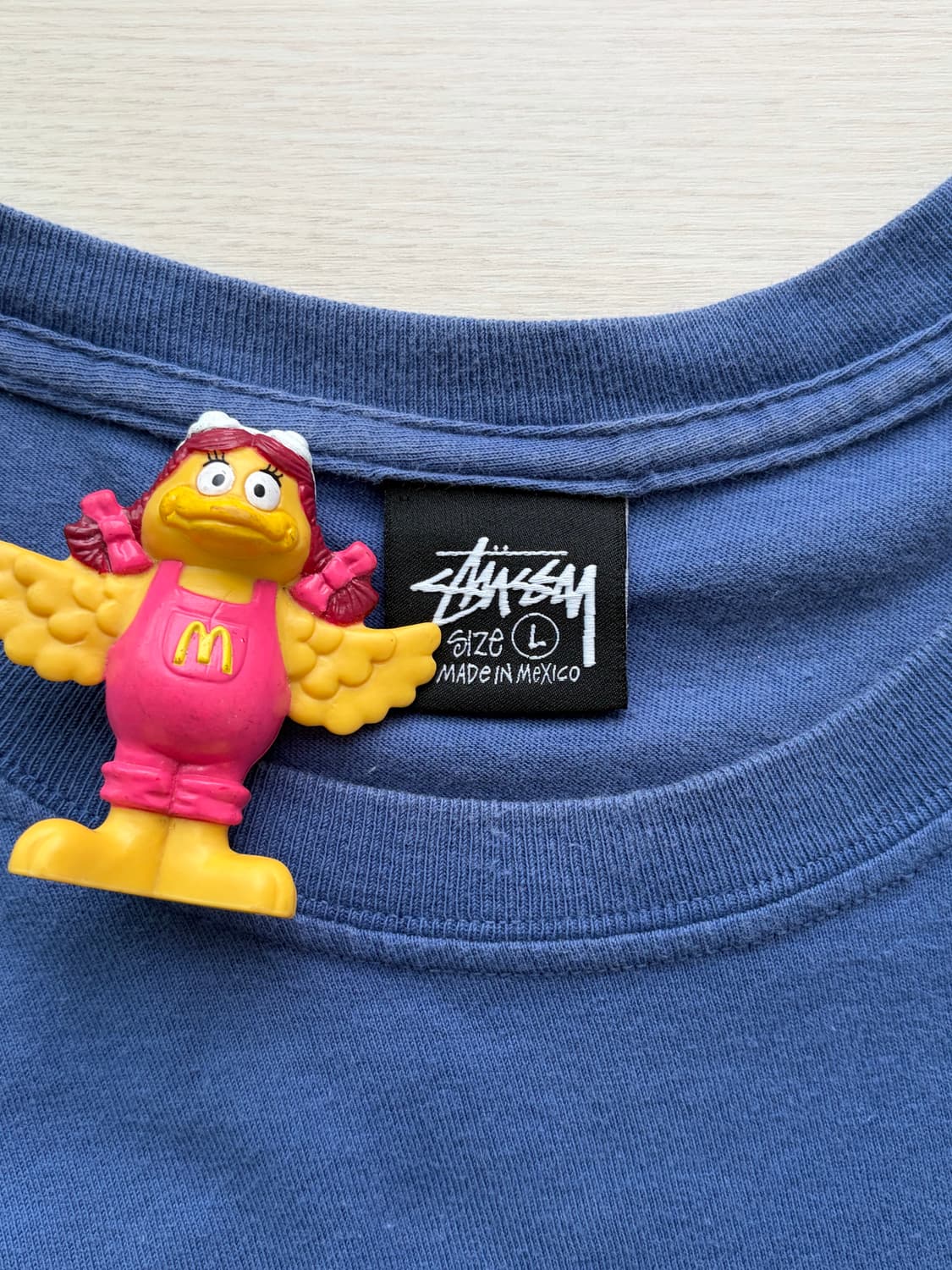 stussy 스투시 플레임 티셔츠 미드나잇 L (105) 상품이미지5