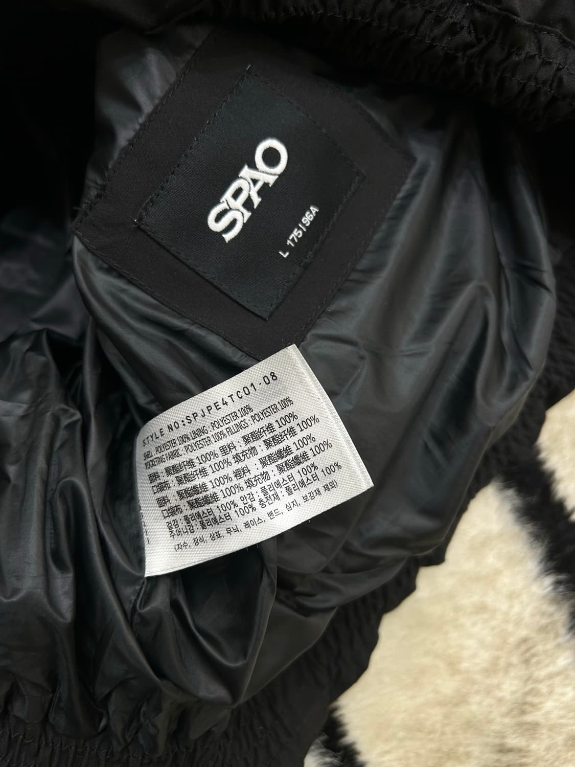 [공용L]SPAO 라이트 경량 자켓/블랙 상품이미지5