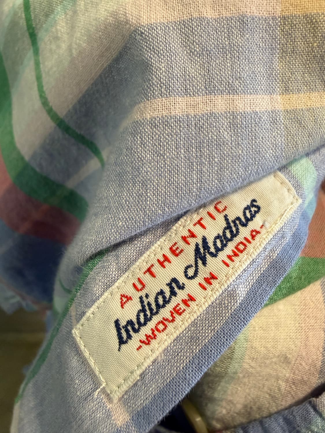 폴로 랄프로렌  클래식핏 마드라스 체크 셔츠 멀티컬러 S 상품이미지6