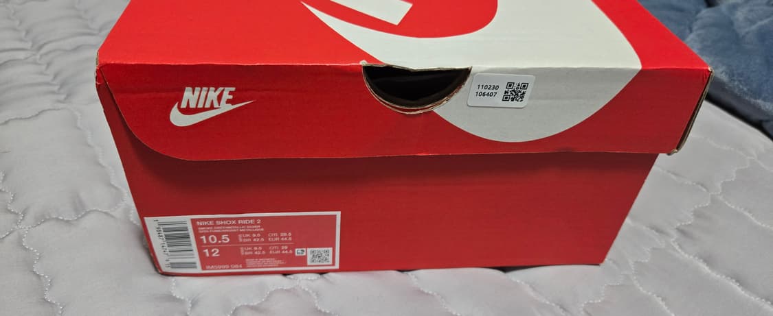 나이키 샥스 라이드2 그레이/레드 285사이즈  상품이미지7