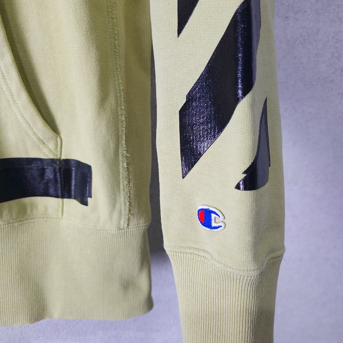 오프화이트x챔피온 후드티 XS 상품이미지4