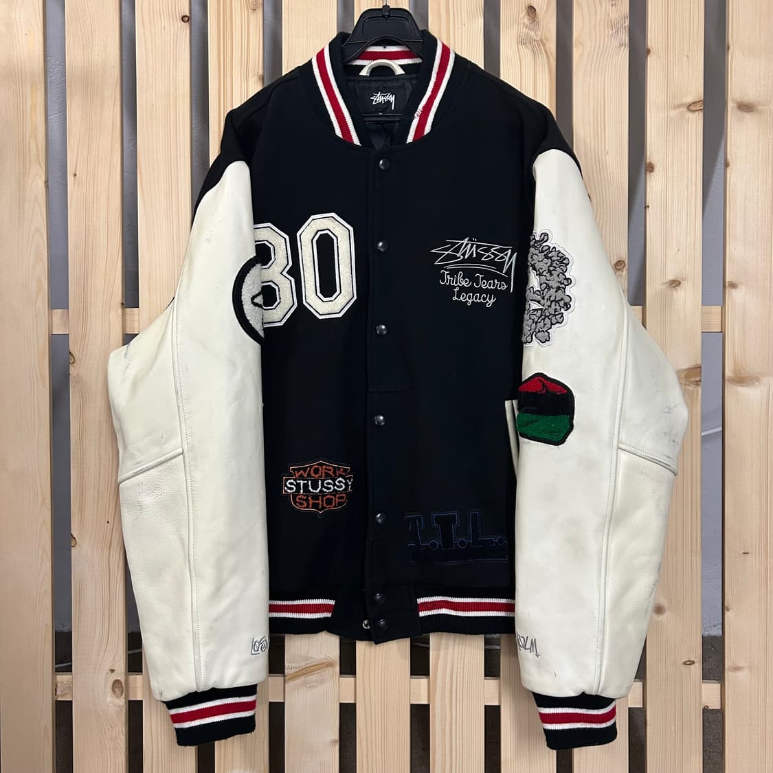 (XL) 스투시 아워레가시 데님티어스 TTL 바시티 자켓 상품이미지3