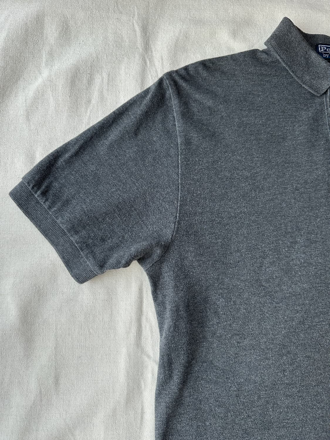 폴로 랄프로렌 차콜 그레이 피케 반팔 카라티 M 상품이미지4
