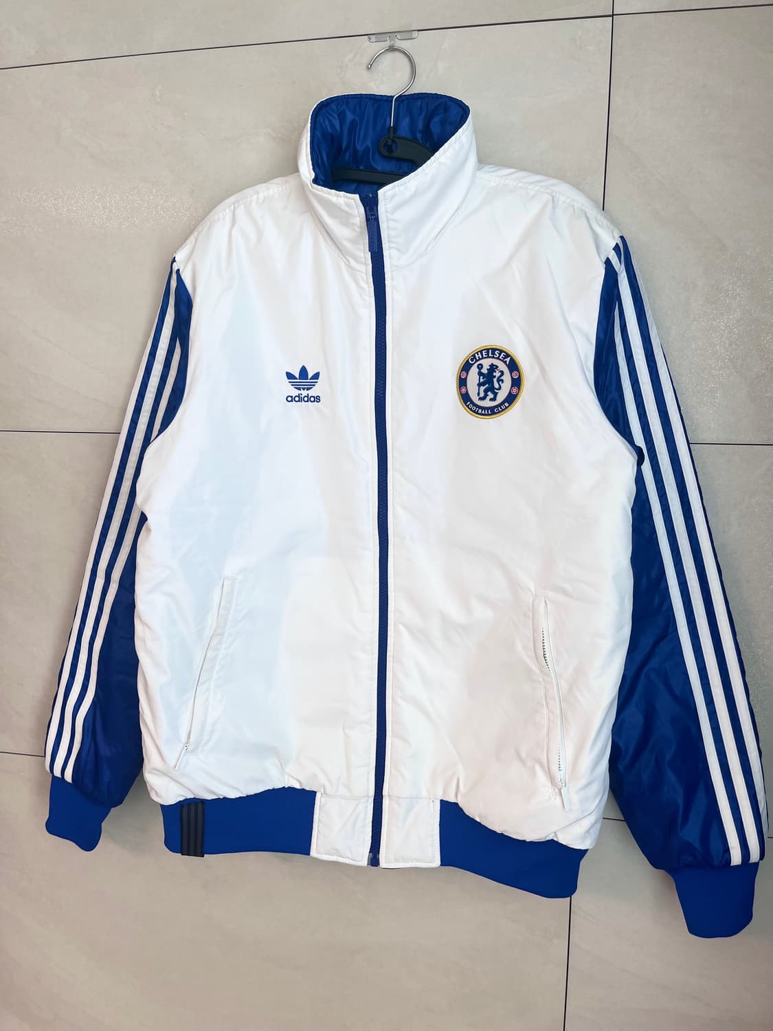 아디다스 첼시 흰,파 리버시블 자켓 [105] 상품이미지3
