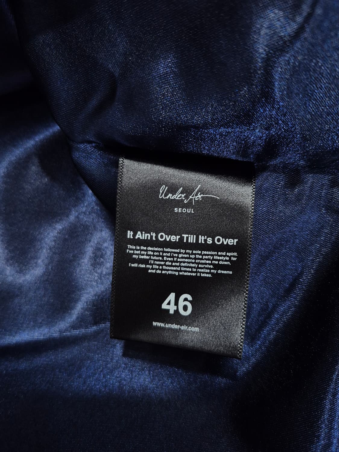 (새상품) 언더에어 사쿠라 스톰 스카쟌 남성 95~100사이즈 상품이미지7