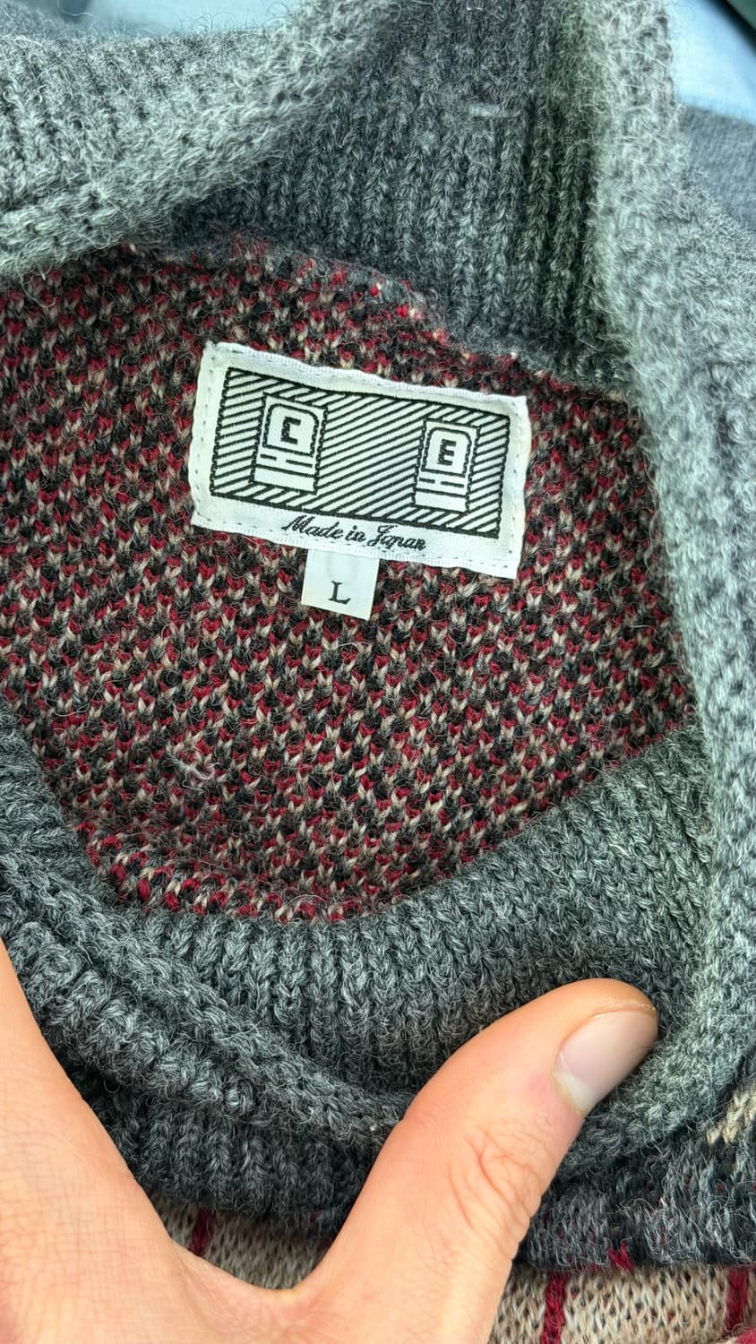 CAV EMPT 웨이브 라인 울 니트 상품이미지2