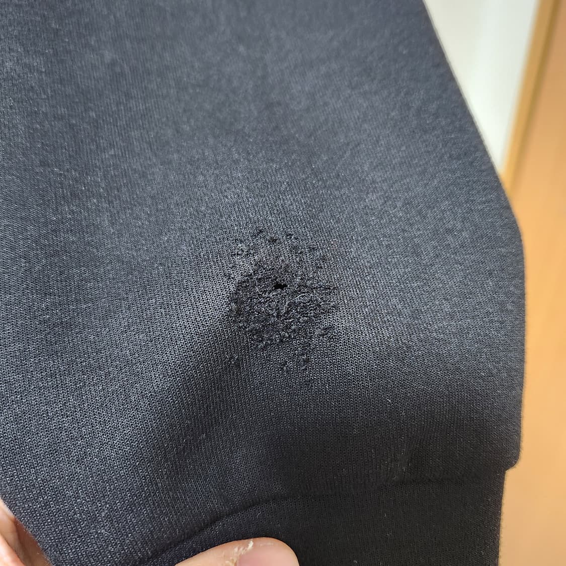 탑텐 블랙 후드집업 L 상품이미지2