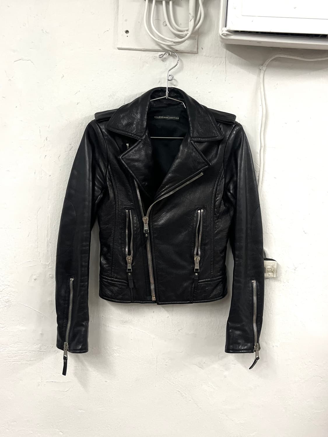 발렌시아가 2012FW 컬렉션 레더 라이더 자켓 상품이미지7