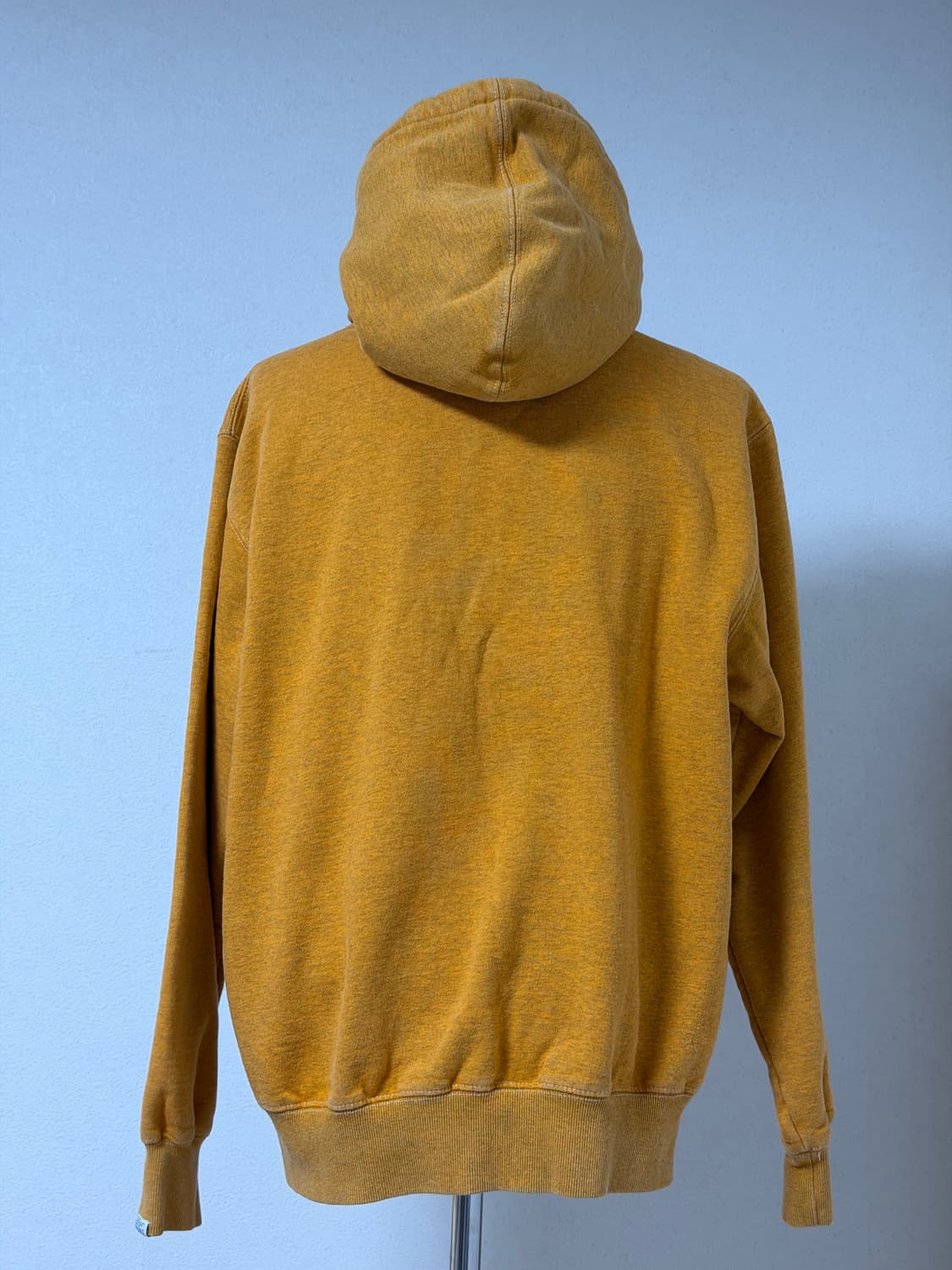 디스이즈네버댓 Overdyed Thermal Hoodie Orange 상품이미지2