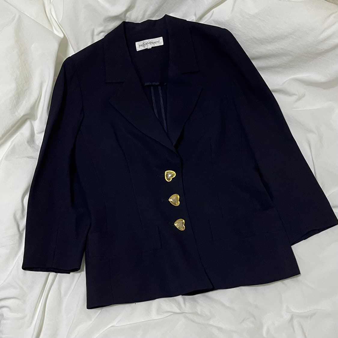 빈티지 ) ysl 입생로랑 하트단추 자켓 상품이미지2