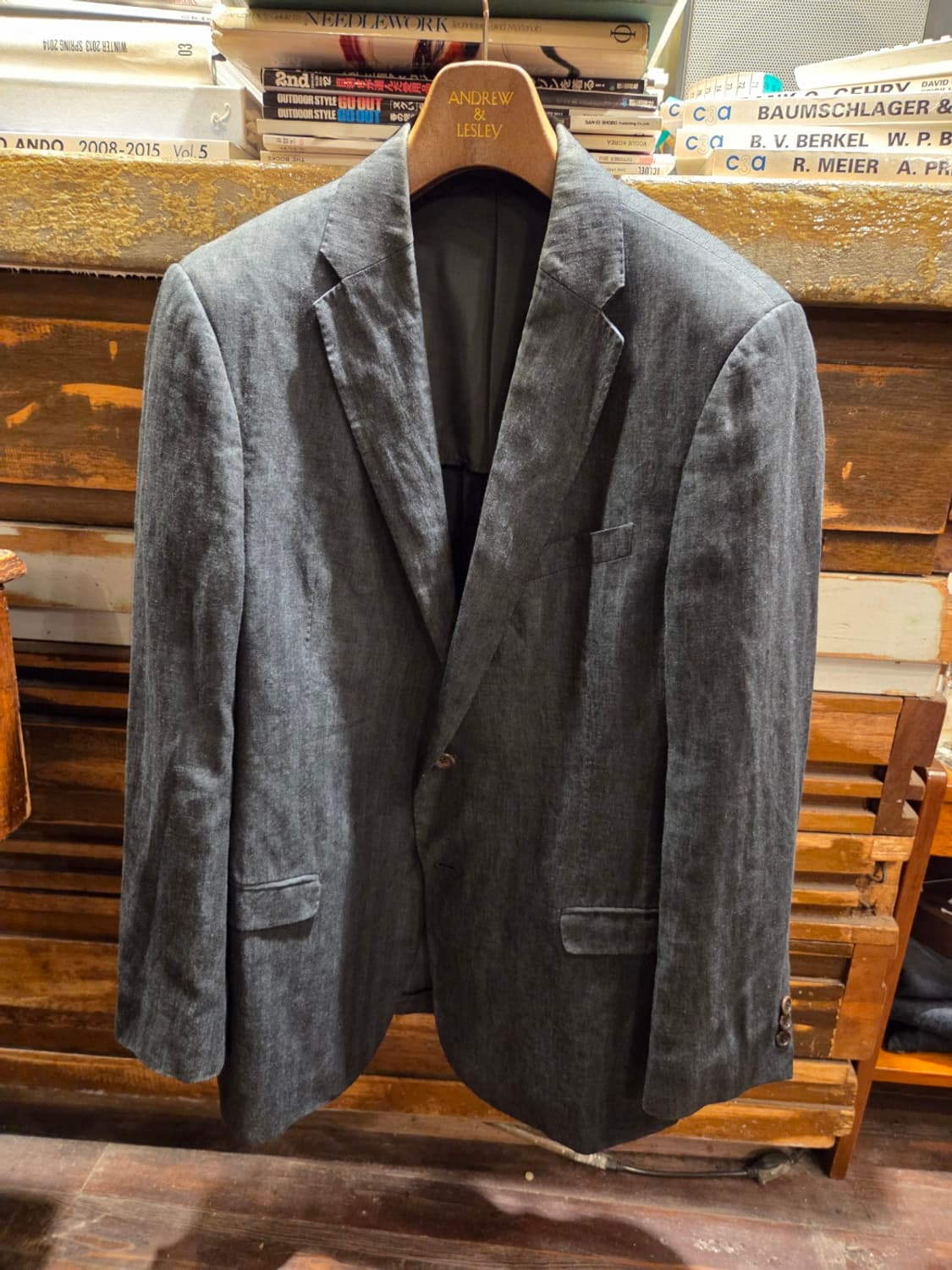 아르마니 꼴레지오니 린넨자켓 상품이미지1