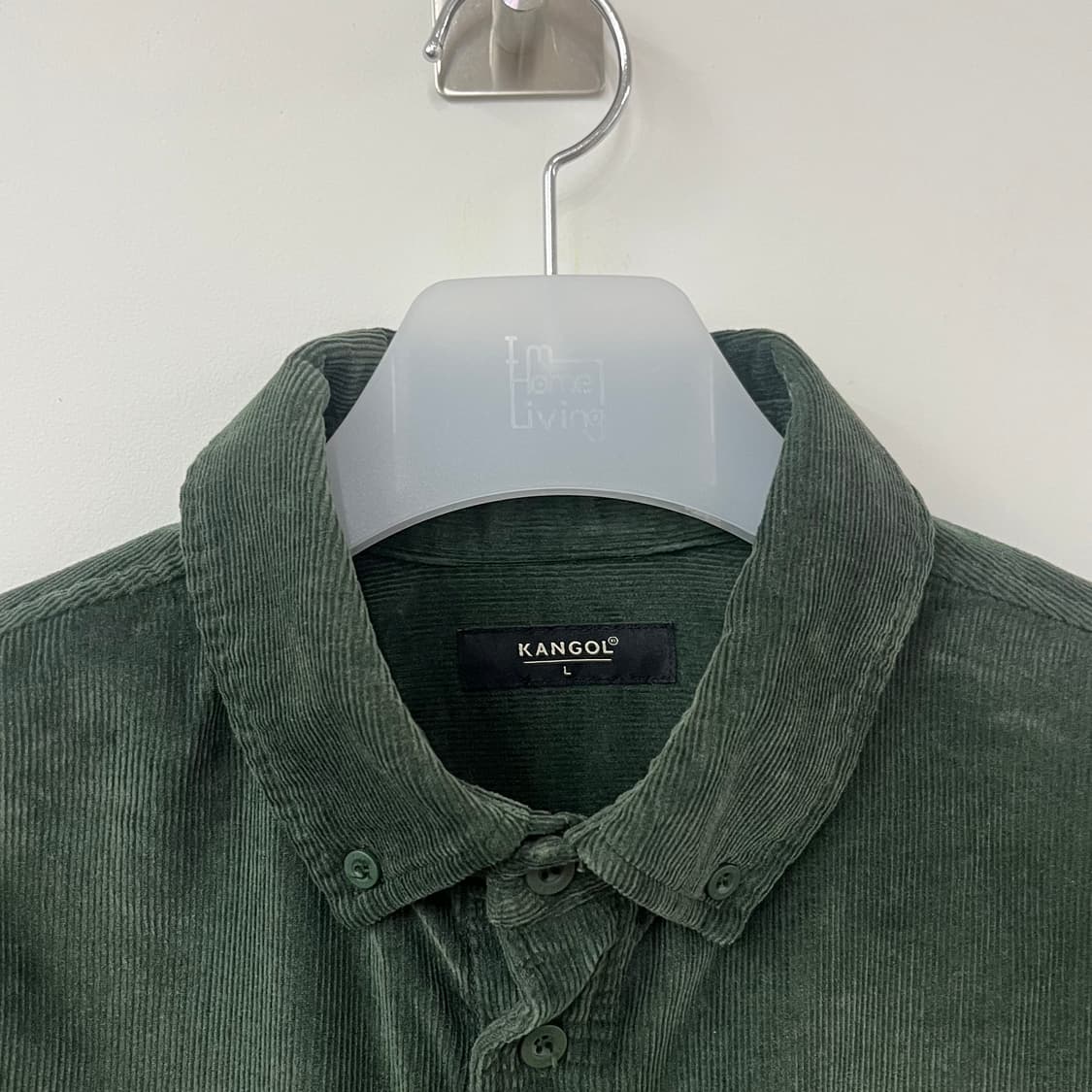 캉골 코듀로이 딥그린 셔츠 남방 상품이미지5