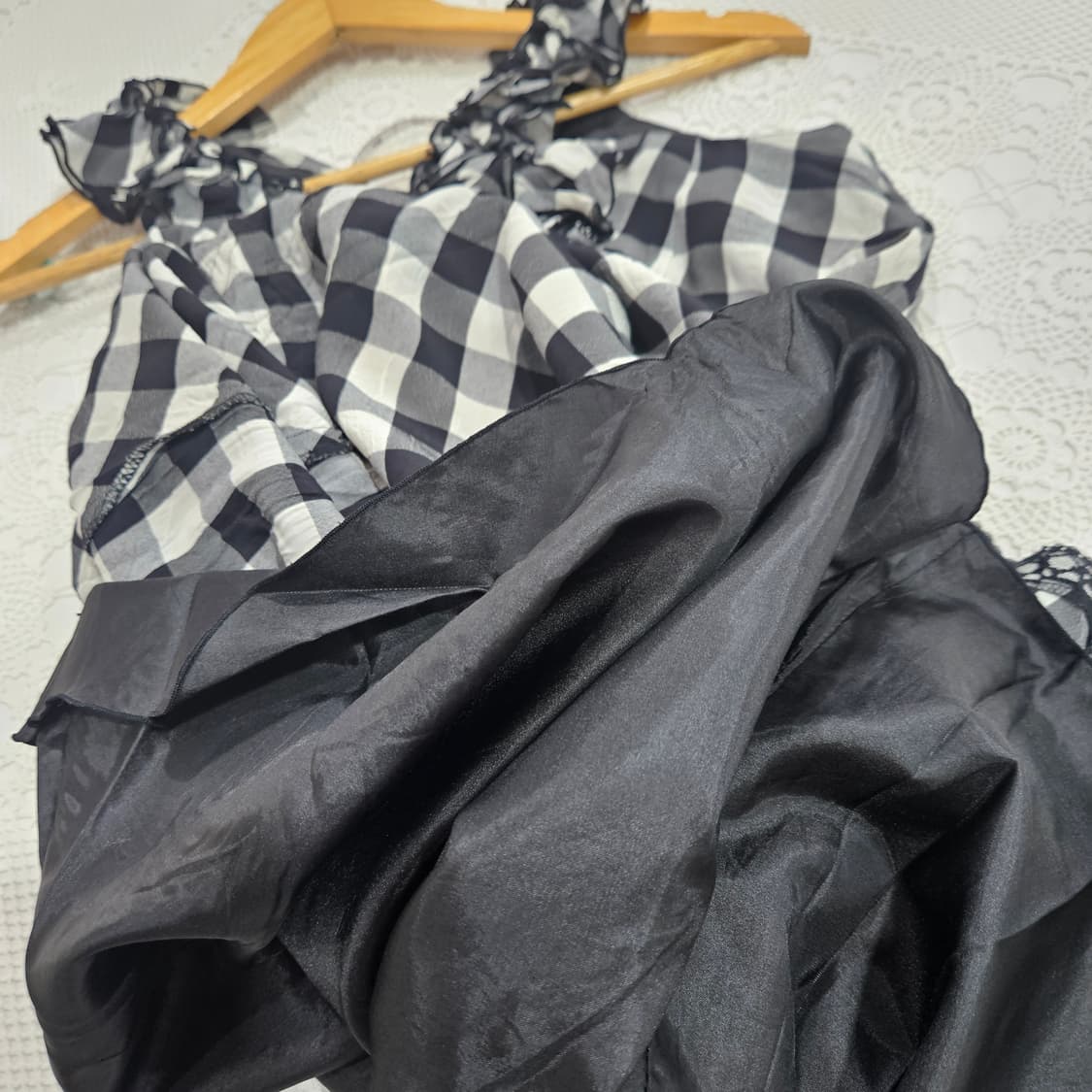 체크 프릴 원피스 상품이미지9