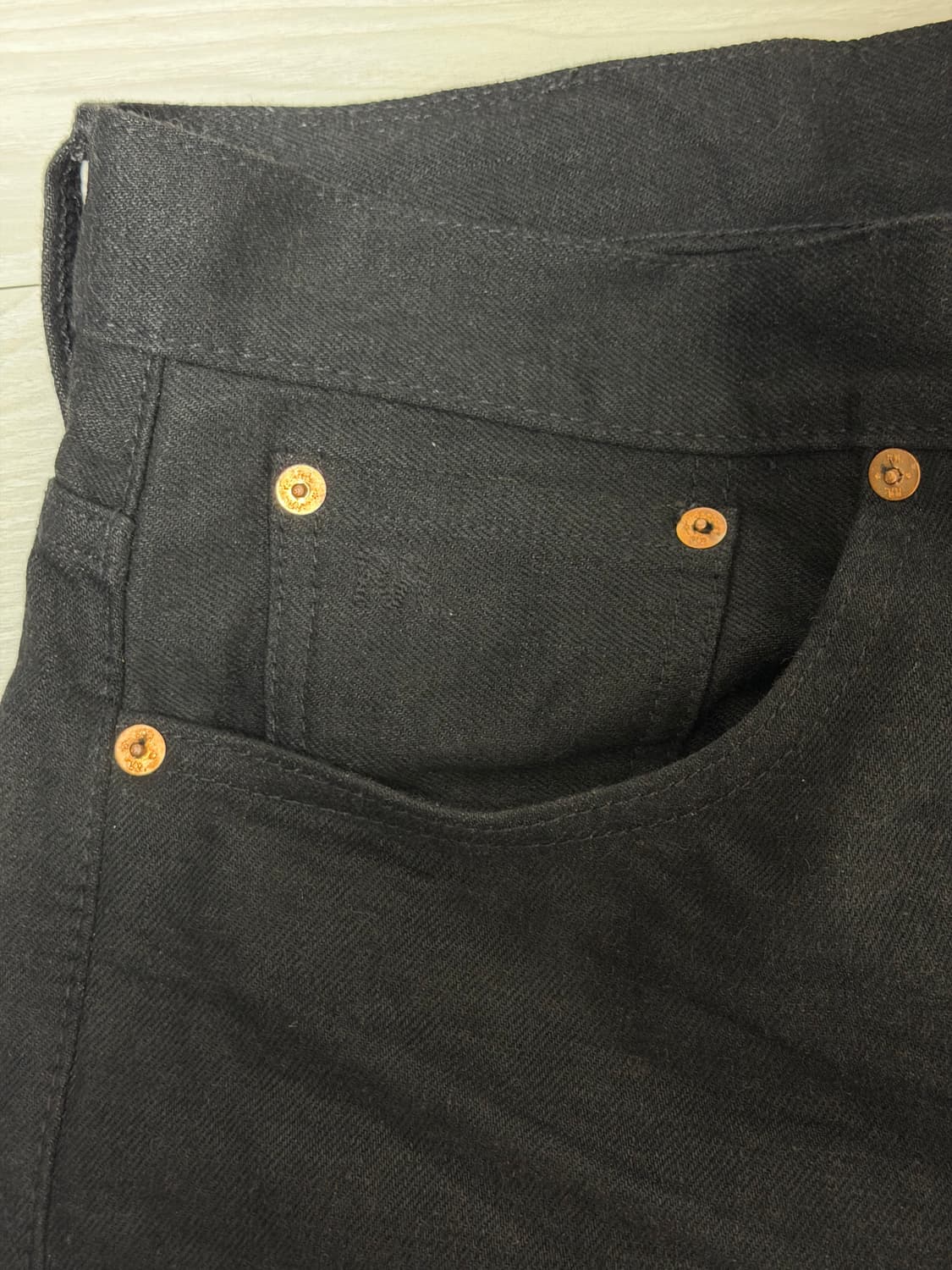 [RRL] 더블알엘 빈파포 블랙온블랙 33x32 상품이미지3