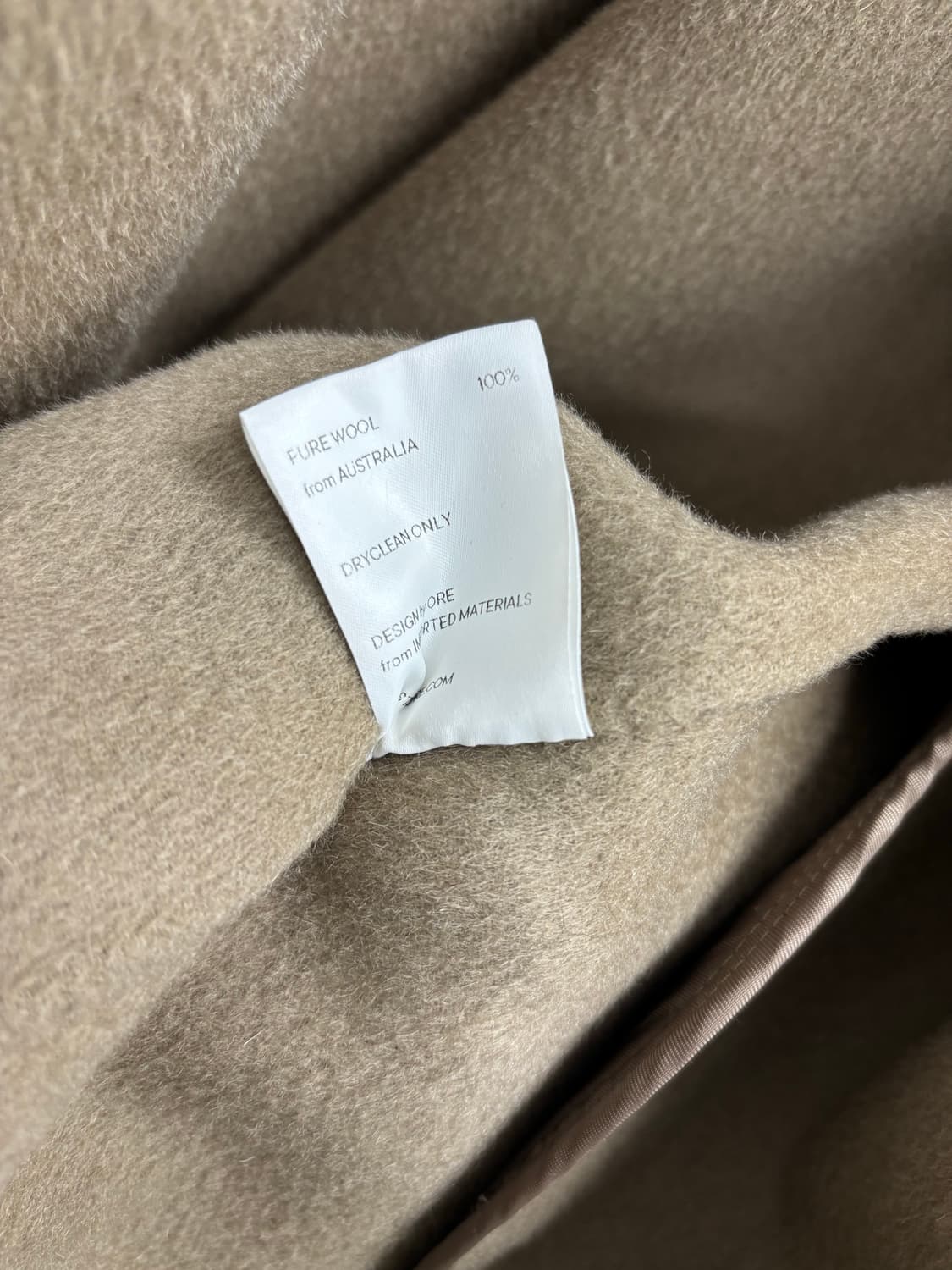 ORE 오어 퓨어 울 로브 롱 코트 상품이미지5