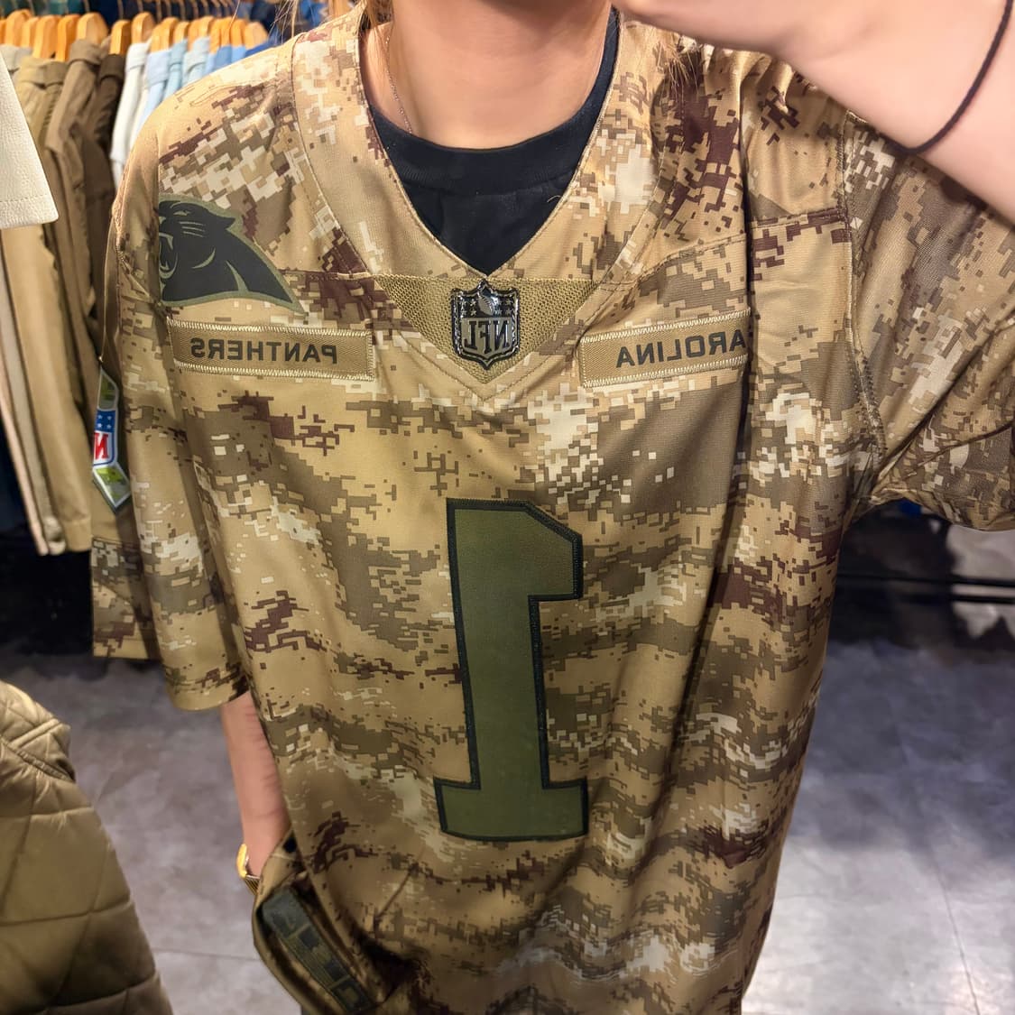 [IM]NFL X NIKE NFL NO.1 Newton 반팔져지 카모 상품이미지3