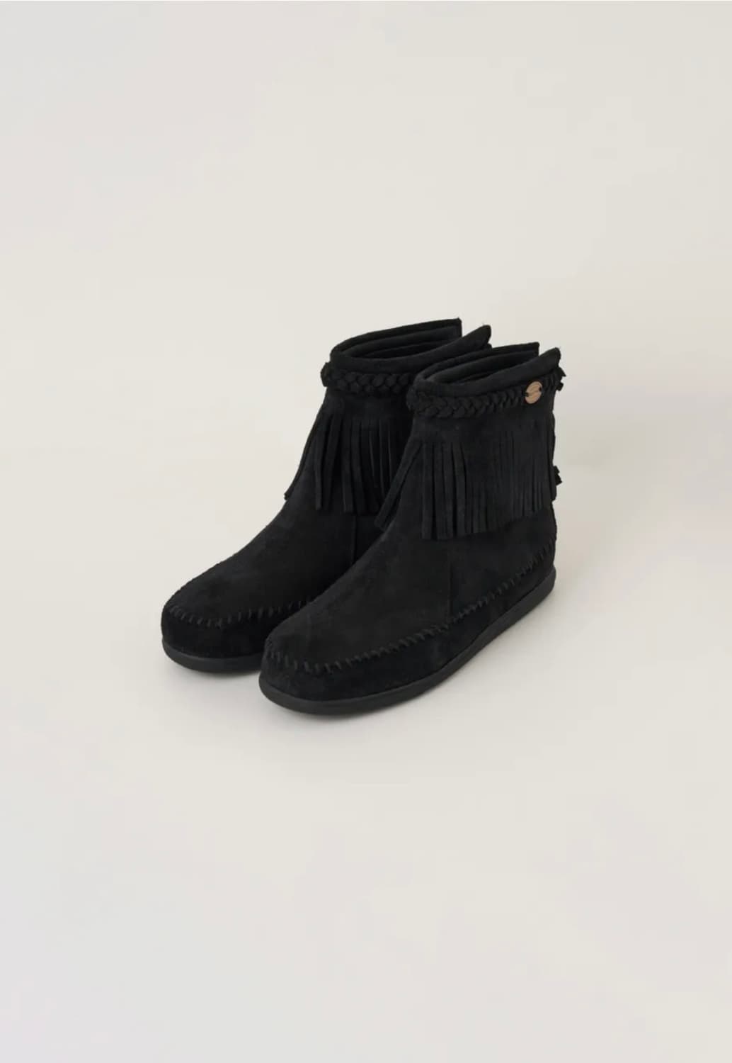 호와스, TASSEL MID BOOTS (BLACK) 39사이즈 상품이미지5