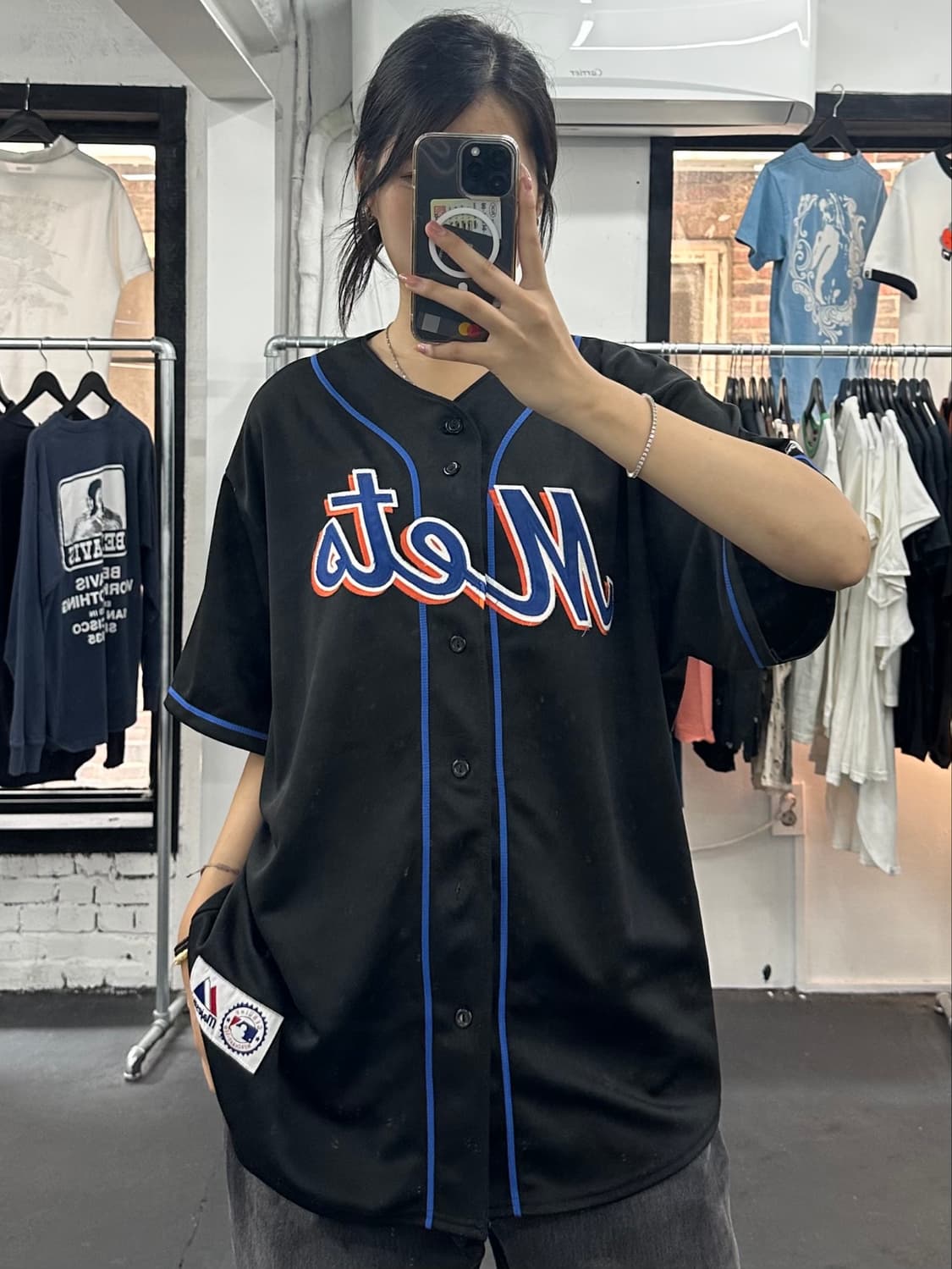 마제스틱 뉴욕 메츠 베이스볼 져지 상품이미지1