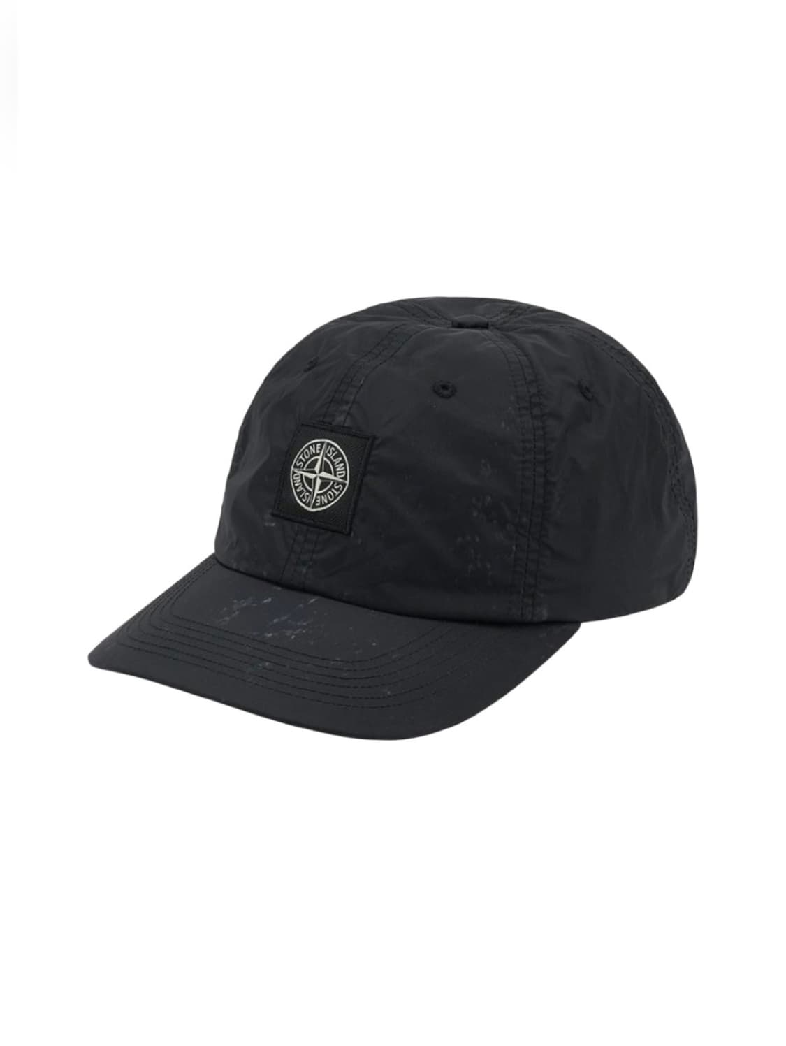 [OS] 슈프림 × 스톤아일랜드 페인티드 카모 나일론 6-패널 캡 블랙 상품이미지1