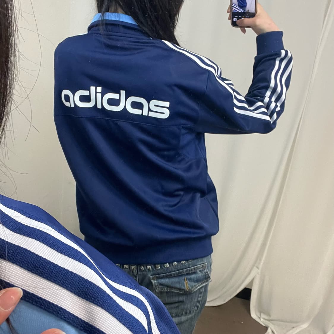 Adidas sky blue navy jersey 상품이미지2