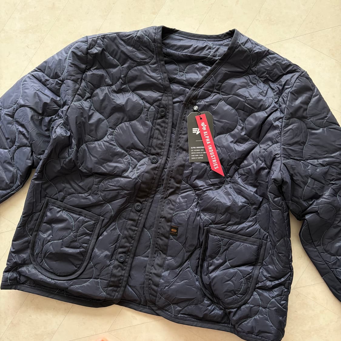 [새상품]알파인더스트리 x MMLG 라이너 자켓 레플리카블루 상품이미지1