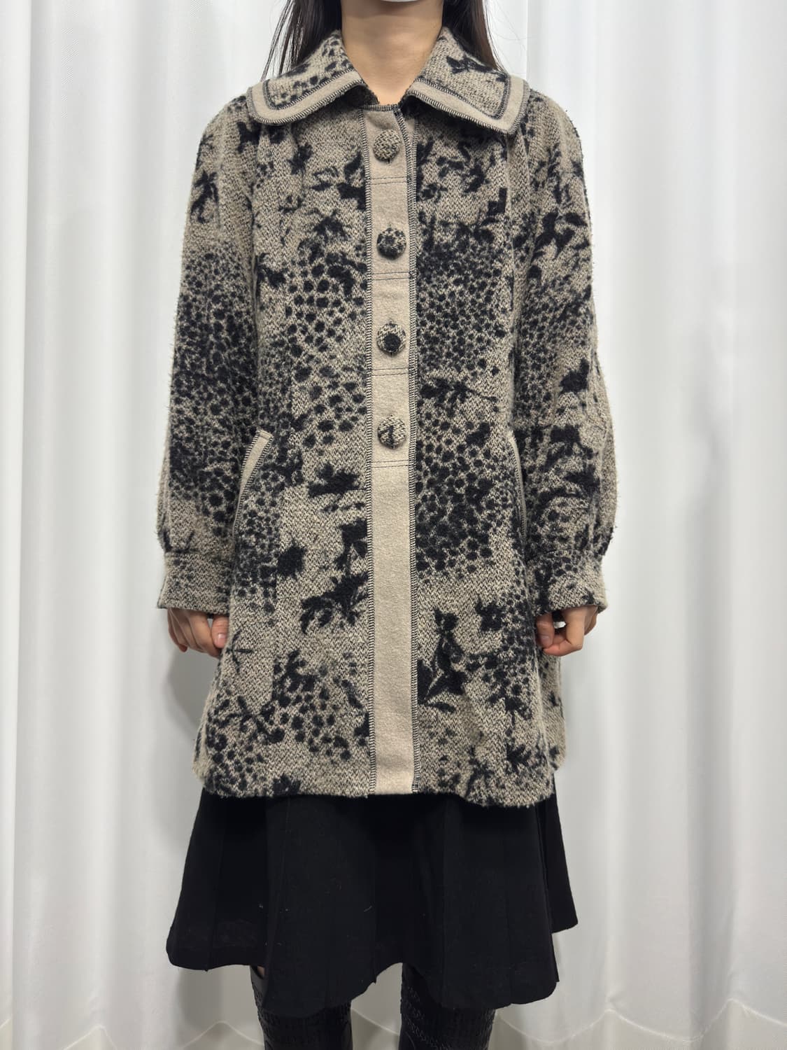 pattern coat 상품이미지1
