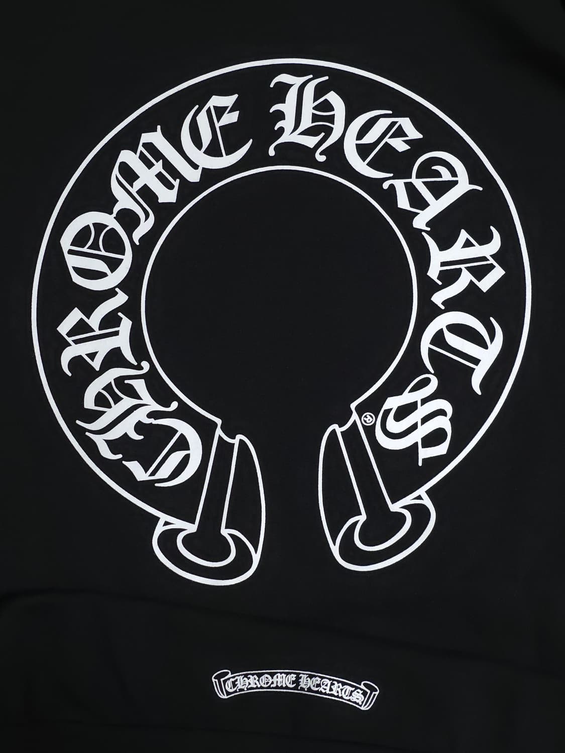 [XXL] 크롬하츠 홀스슈 플로랄 후드 블랙 상품이미지6