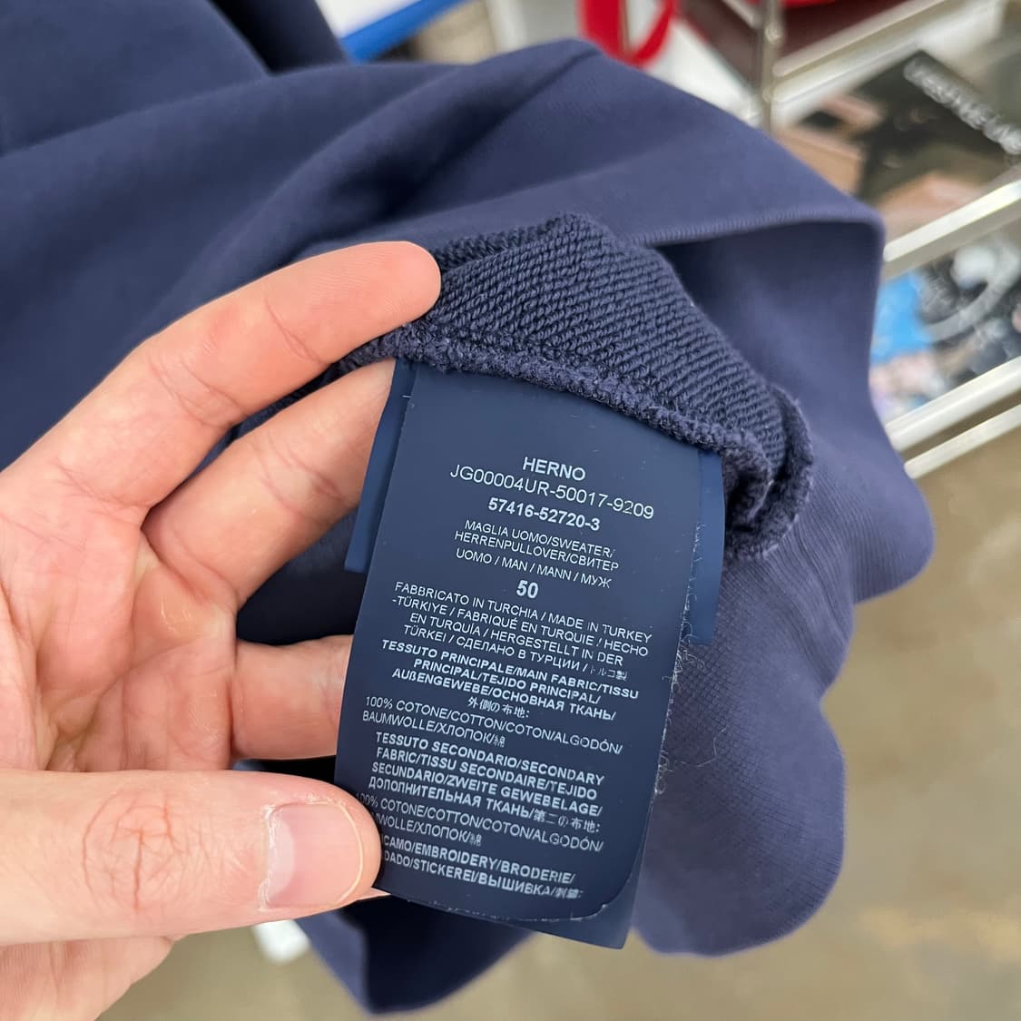 에르노 남성 맨투맨 50 상품이미지4