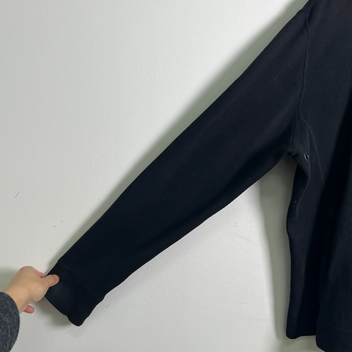 폴로 랄프로렌 블랙 나일론 니트 후드 아노락 S 상품이미지7