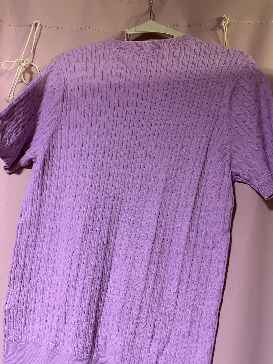 유에스 폴로 에센 보라 반팔 니트 폴로에센반팔 니트 상품이미지4