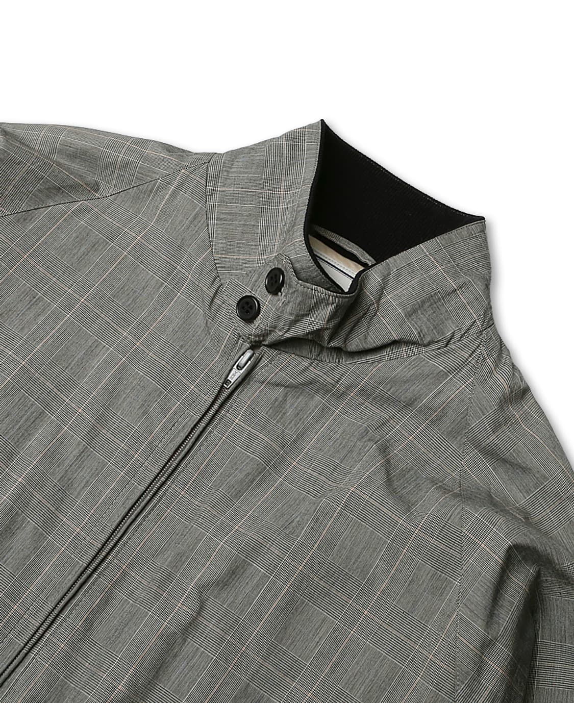 바라쿠타 [Baracuta] 그레이 체크 블루 라인 G1 블루종 자켓 상품이미지2