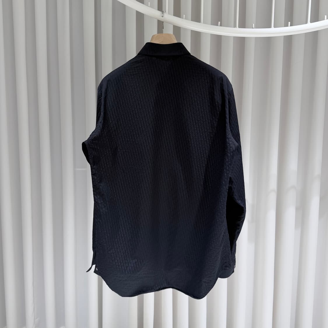 (A+/40) / 디올 오블리크 셔츠 블랙 자카드 상품이미지6