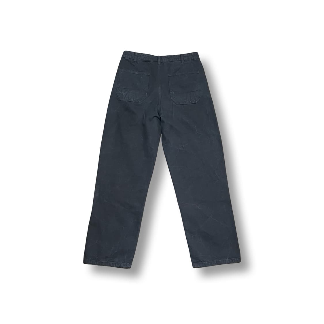 [33] Zara 자라 더블니 블랙 워크 팬츠 상품이미지3