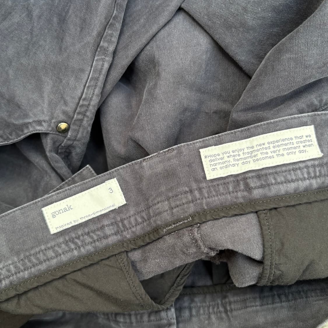 [3] gonak 고낙 워시드 치노팬츠 상품이미지5