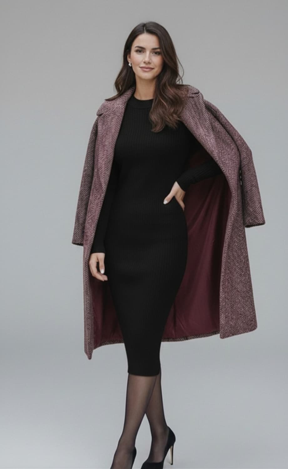 띠어리 멀티 트윌 보카시 울블렌드 코트 P사이즈 상품이미지1