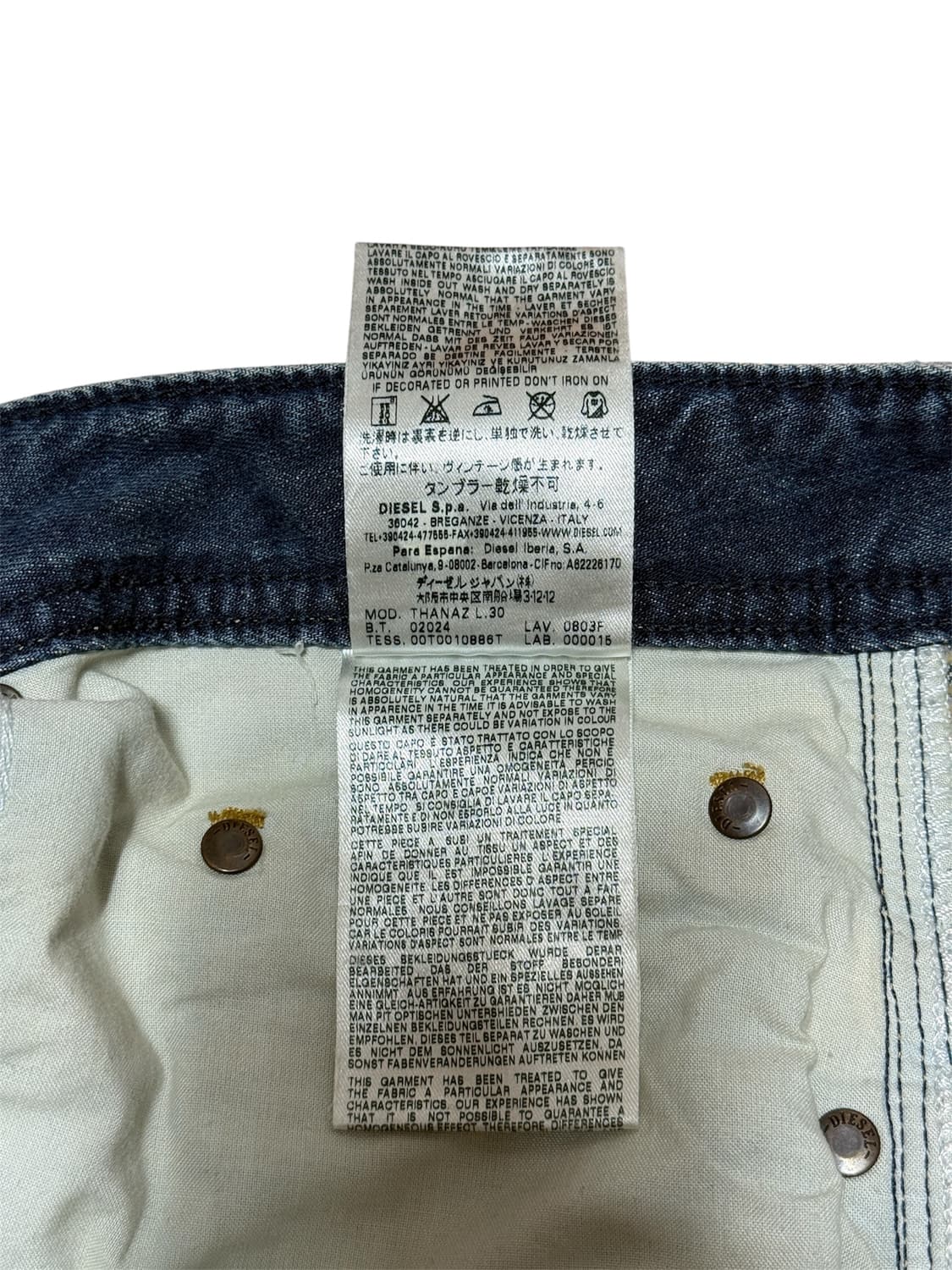 디젤 타나즈(THANAZ) 슬림스키니 진 상품이미지8